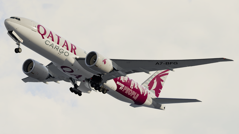 Qatar Cargo (Moved by People) A7-BFG