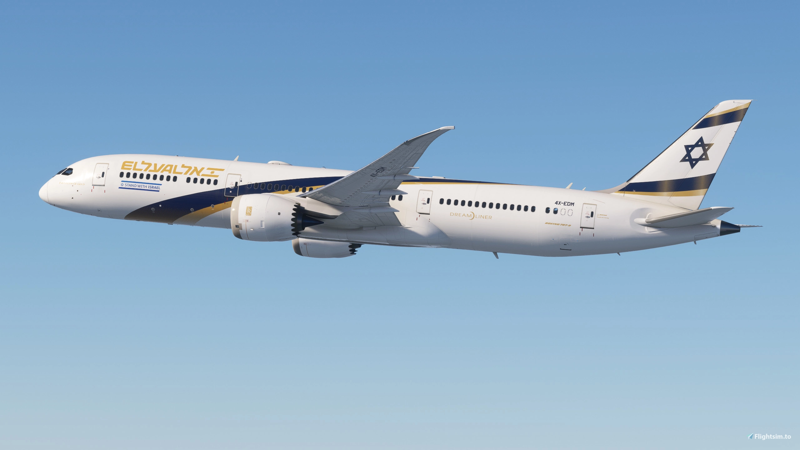 El Al "Jerusalem of Gold" 4X-EDM
